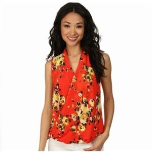 NWT! Kut from the Kloth Faux Wrap Sleeveless Top - Size XL